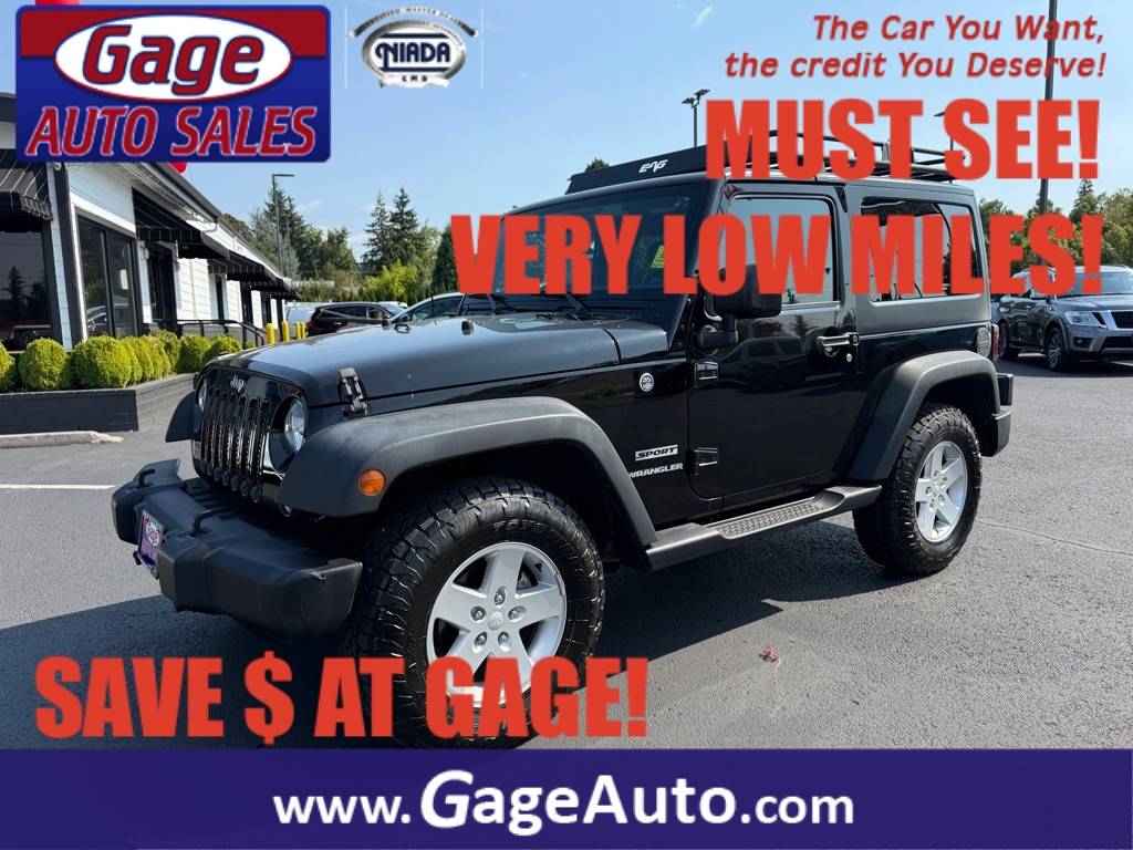 2017 Jeep Wrangler Sport — SUV — 49,339 mi — Milwaukie, OR
