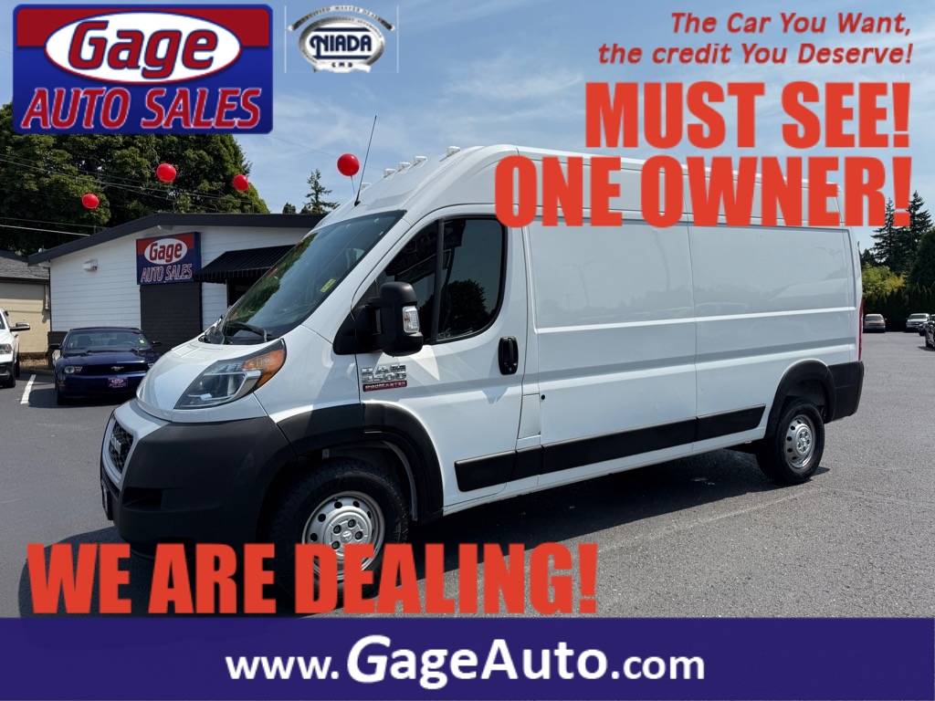 2021 Ram ProMaster Cargo Van 2500 — Cargo Van — 44,436 mi — Milwaukie, OR