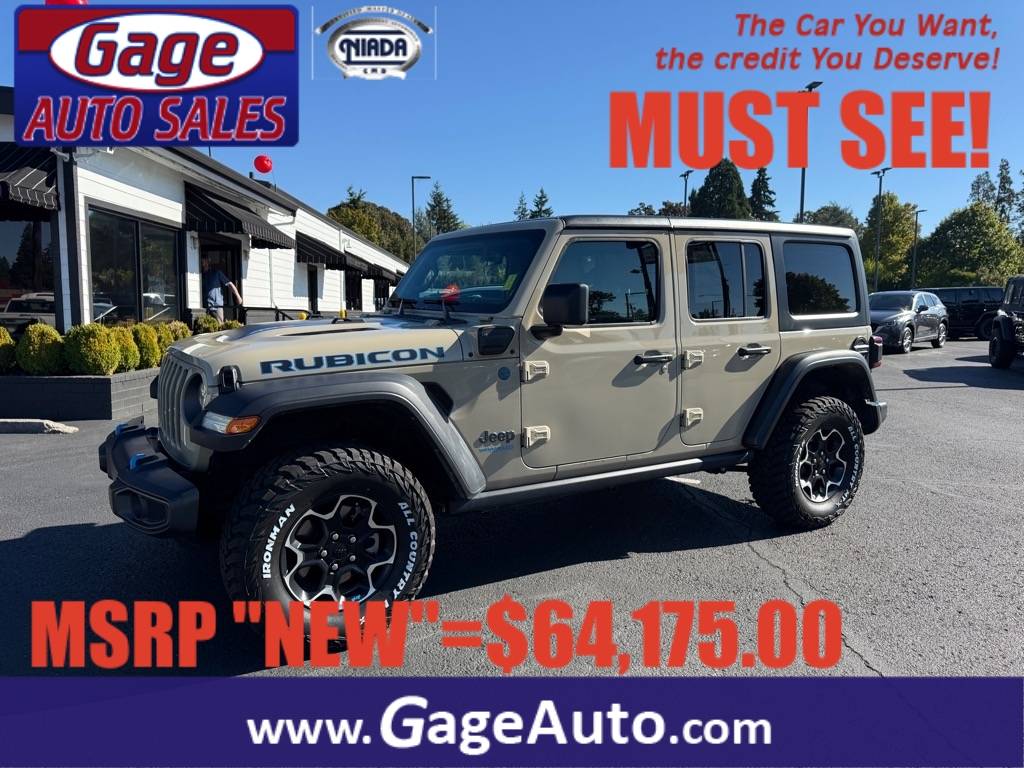 2022 Jeep Wrangler Rubicon 4xe — SUV — 36,502 mi — Milwaukie, OR