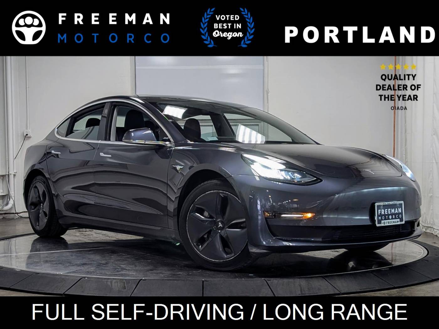 2019 Tesla Model 3 Long Range — Sedan — 30,224 mi — Portland, OR