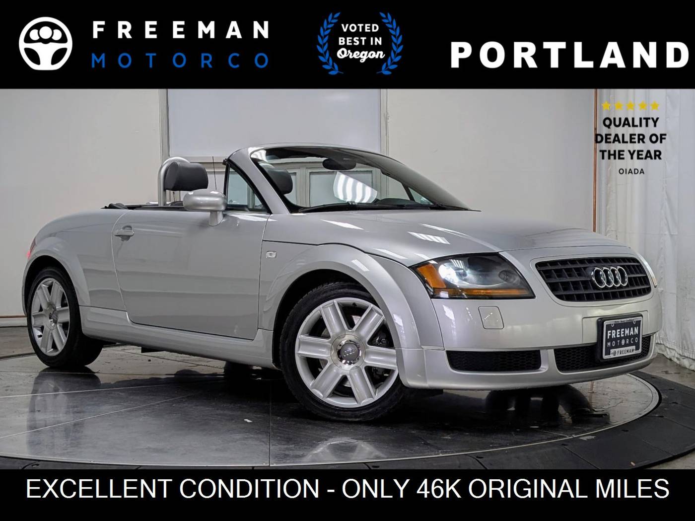 2006 Audi TT 1.8T — Convertible — 46,954 mi — Portland, OR