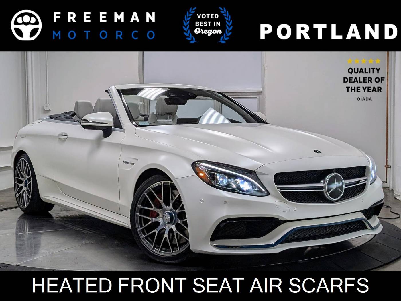 2018 Mercedes-Benz C-Class C 63 S AMG — Convertible — 15,104 mi — Portland, OR