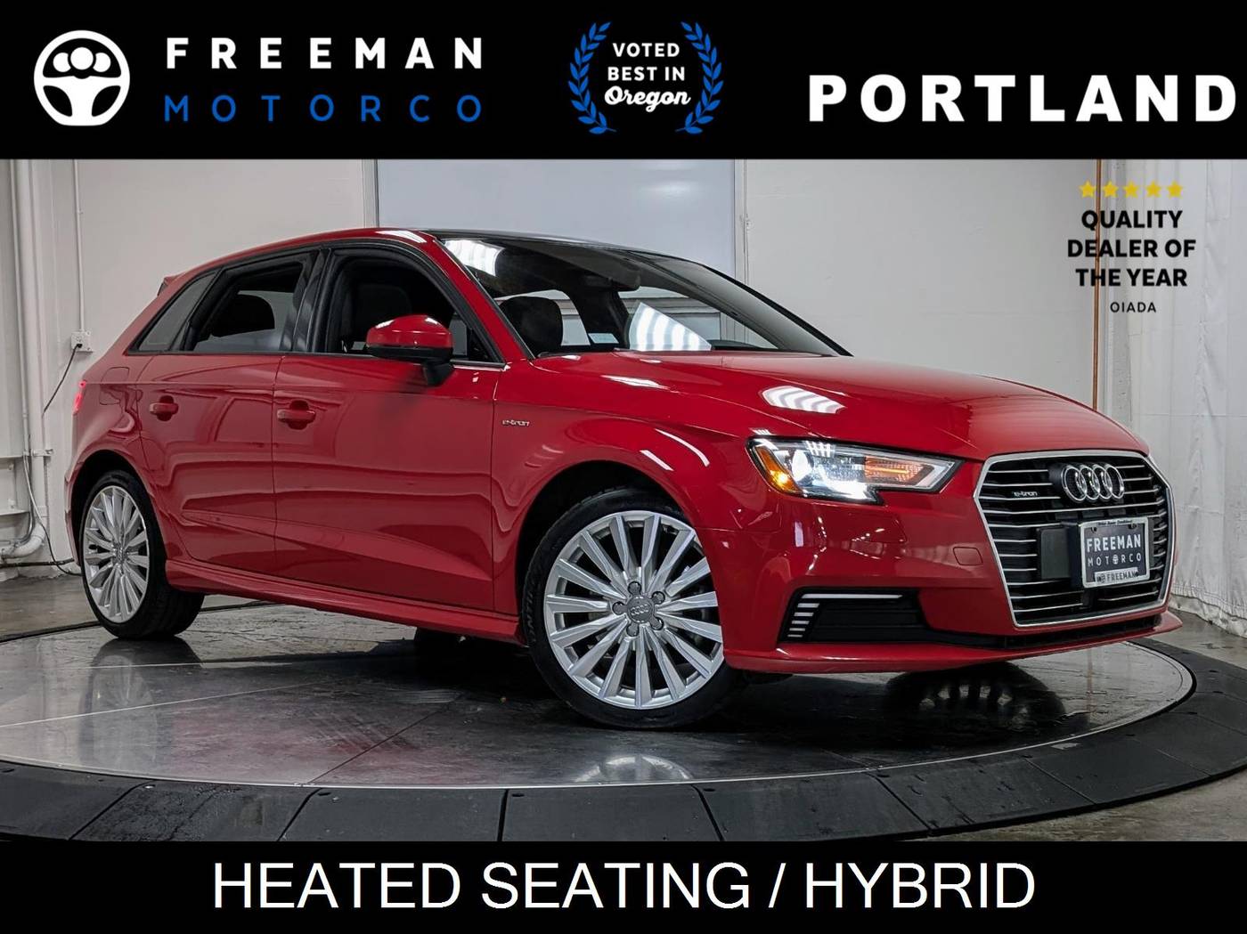 2017 Audi A3 e-tron Premium — Hatchback — 76,632 mi — Portland, OR