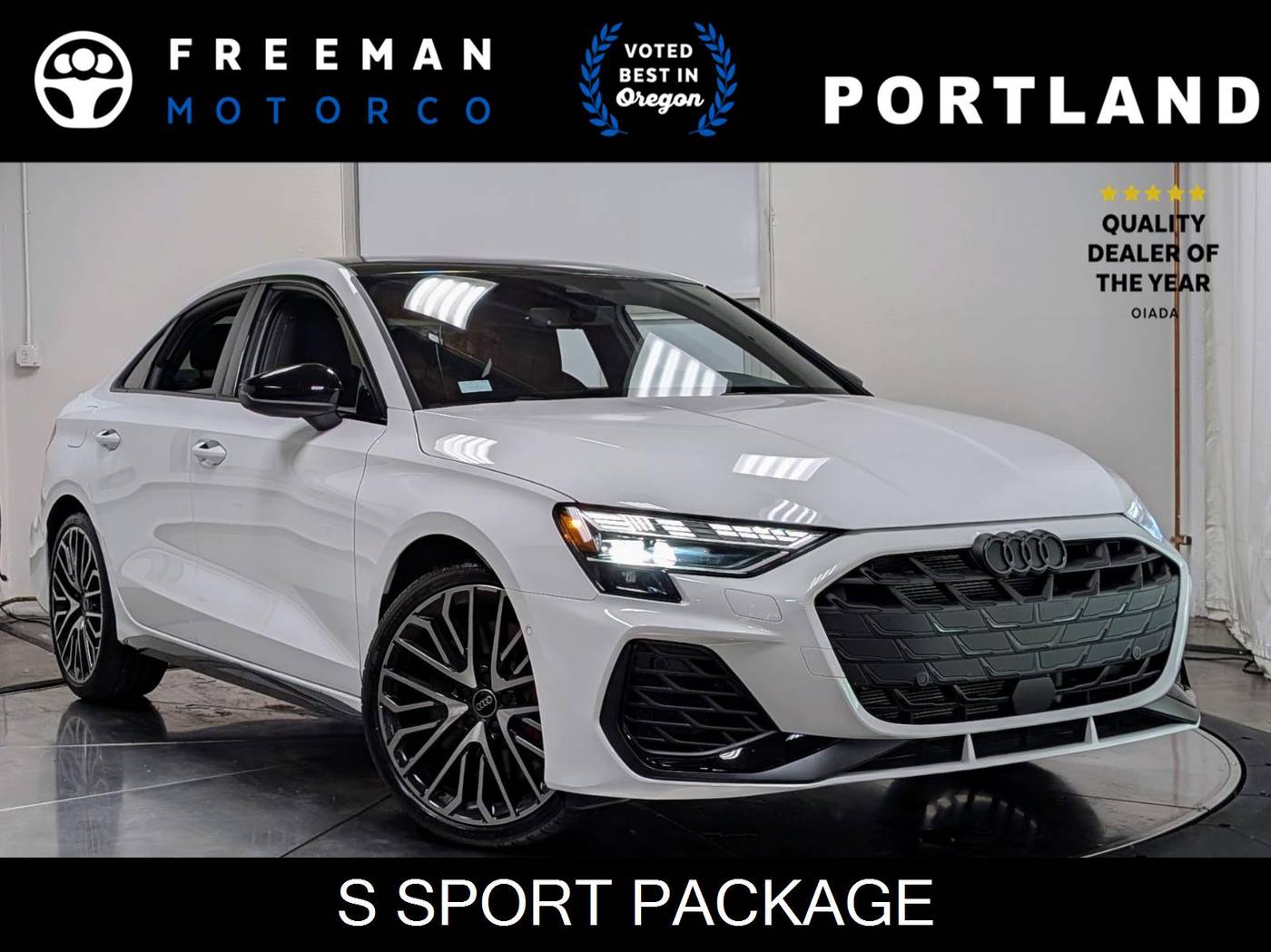 2025 Audi S3 Premium Plus — Sedan — 2,663 mi — Portland, OR