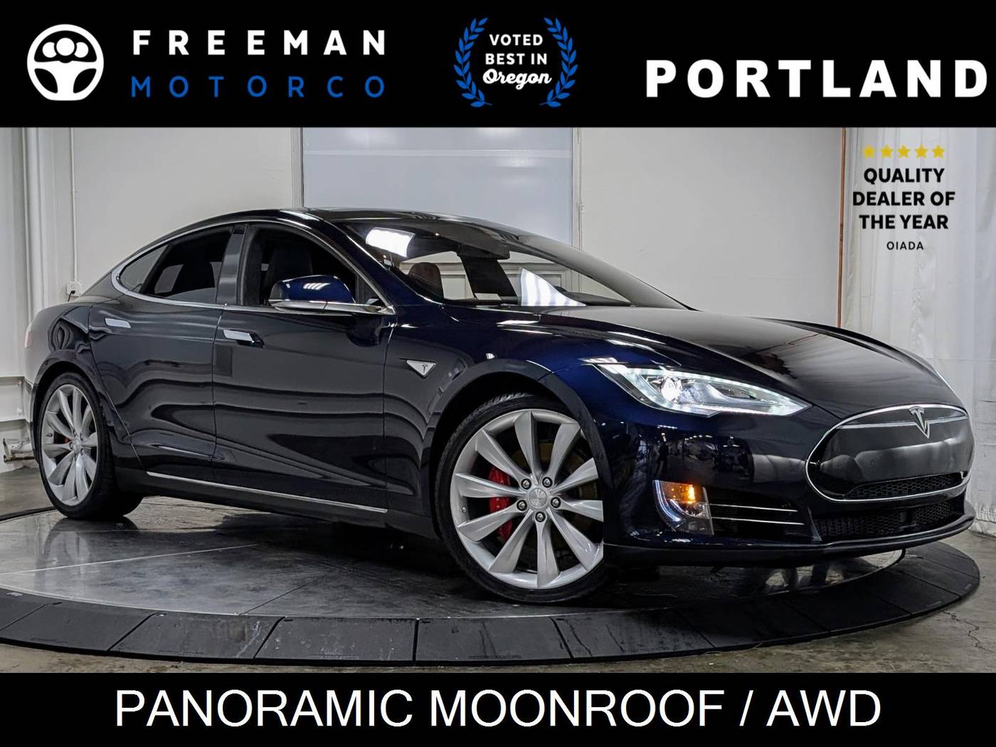 2014 Tesla Model S P85D — Hatchback — 44,491 mi — Portland, OR