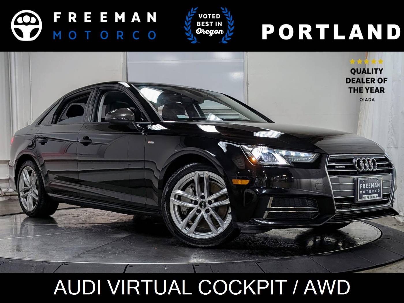 2017 Audi A4 Premium — Sedan — 49,256 mi — Portland, OR