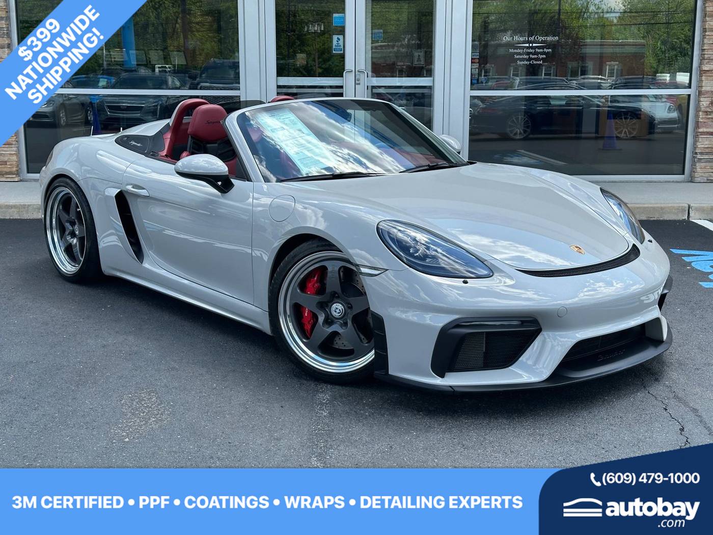 2021 Porsche 718 Boxster Spyder — Convertible — 14,999 mi — Burlington, NJ