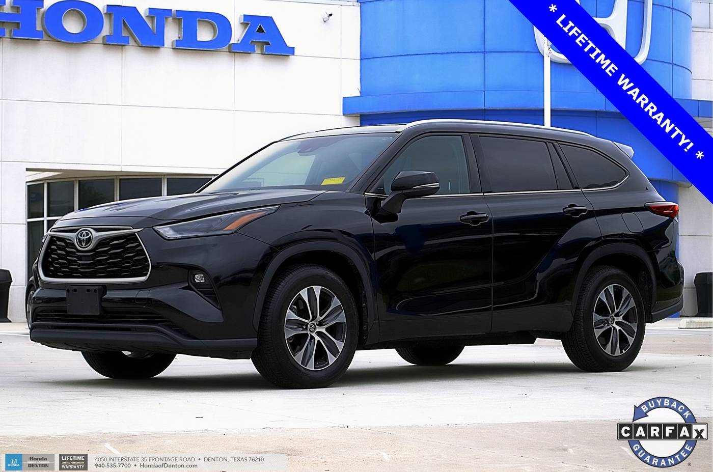2022 Toyota Highlander XLE — SUV — 44,283 mi — Denton, TX