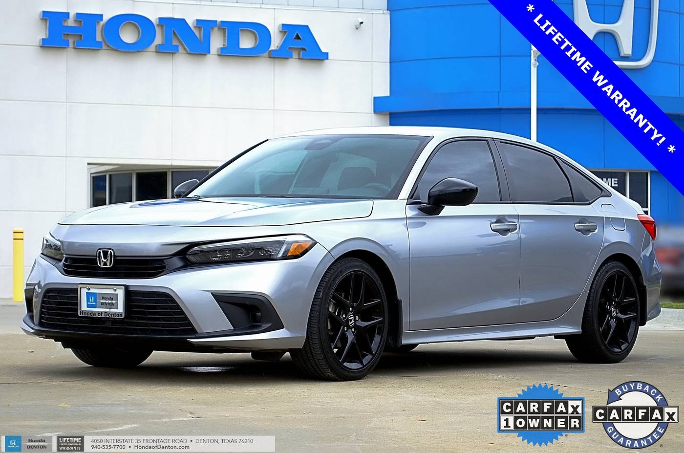 2022 Honda Civic Sport — Sedan — 9,960 mi — Denton, TX