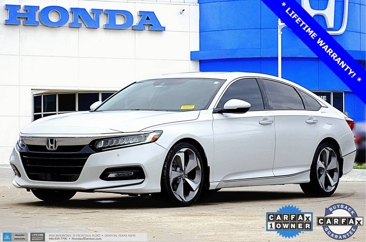 2019 Honda Accord Touring — Sedan — 56,864 mi — Denton, TX
