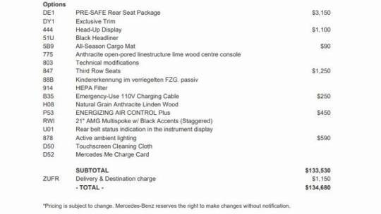 2023 Mercedes-Benz EQS SUV EQS 580 — SUV — 15,960 mi — Silver Spring, MD