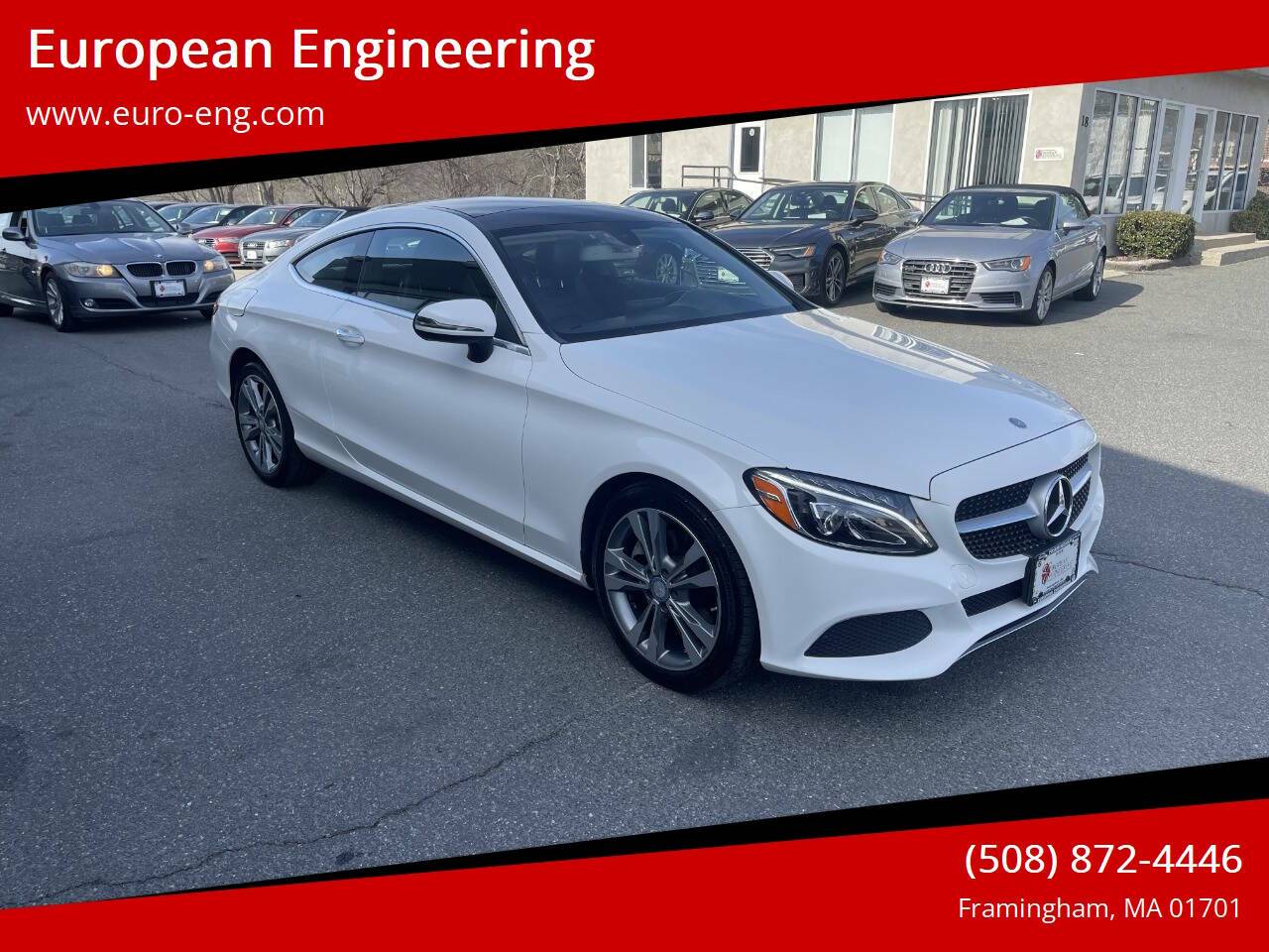 2017 Mercedes-Benz C-Class C 300 — Coupe — 62,496 mi — Framingham, MA