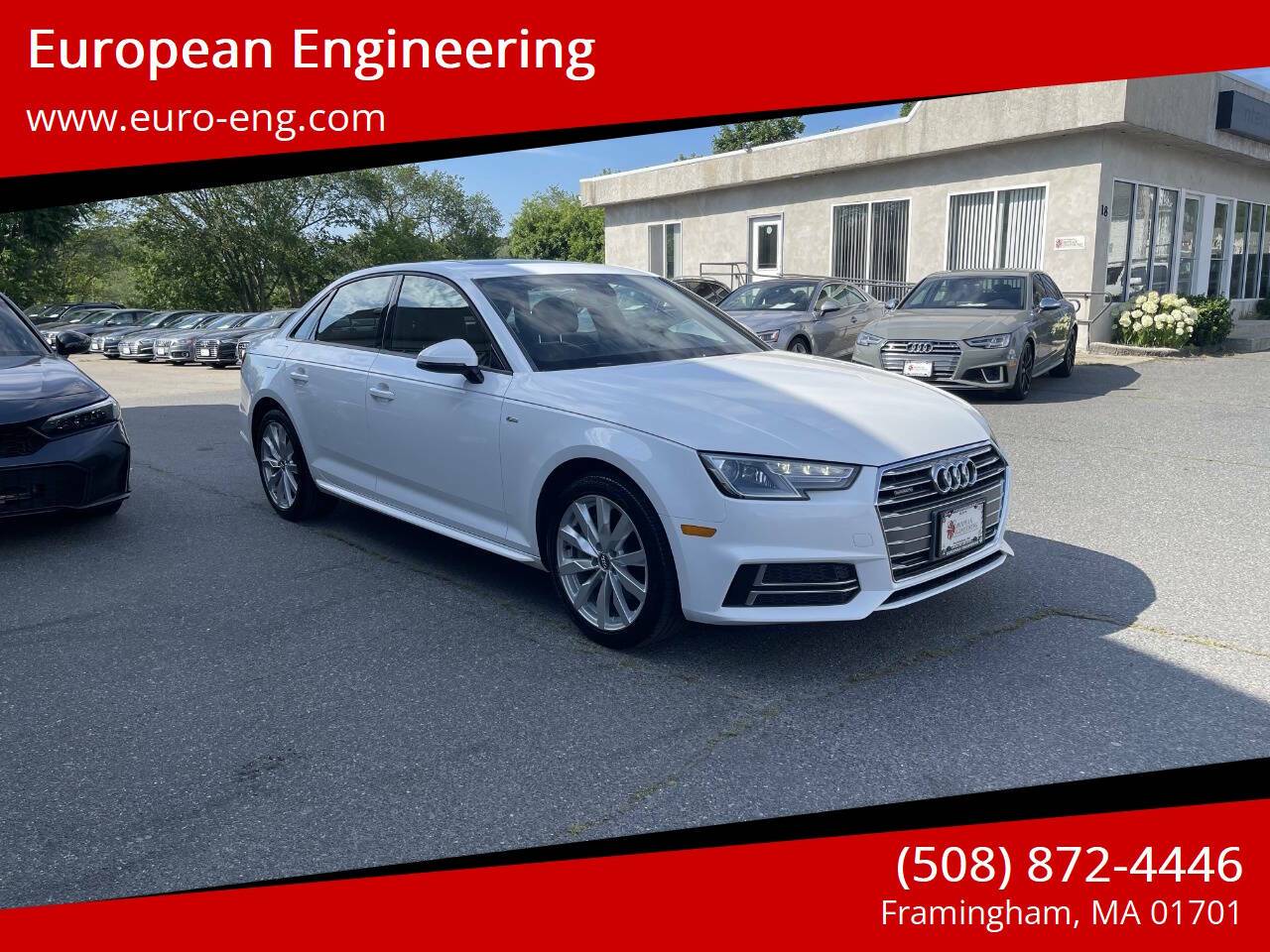 2018 Audi A4 Premium — Sedan — 74,674 mi — Framingham, MA