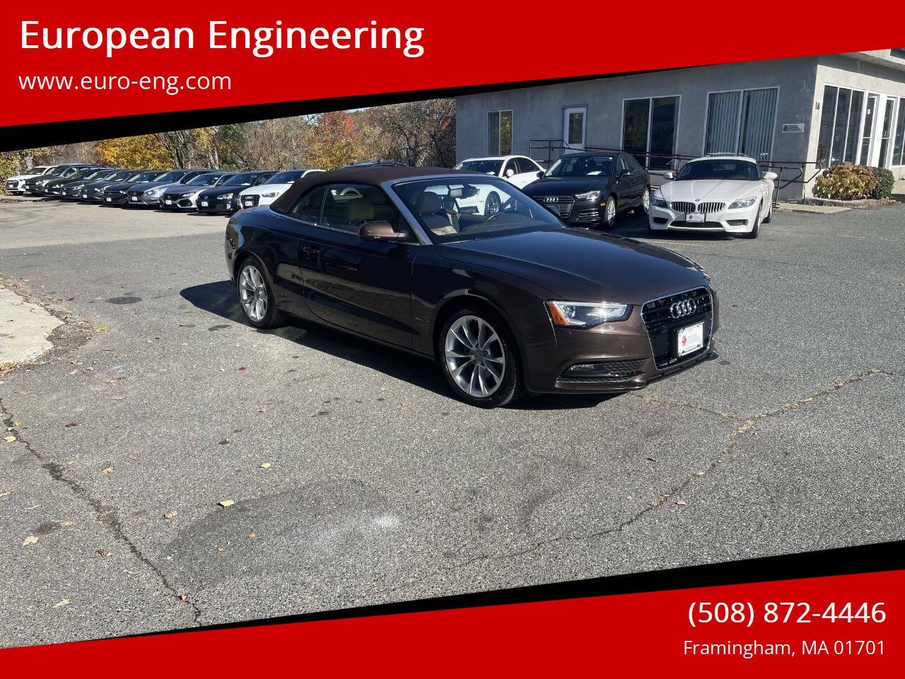 2014 Audi A5 Premium Plus — Convertible — 88,523 mi — Framingham, MA