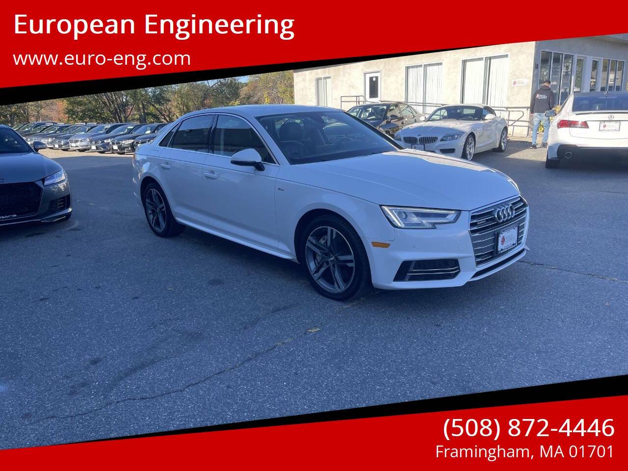 2018 Audi A4 Premium Plus — Sedan — 77,592 mi — Framingham, MA