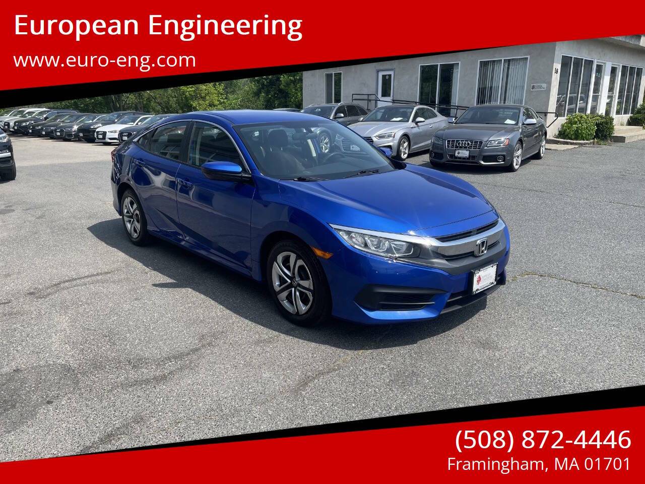 2017 Honda Civic LX — Sedan — 39,007 mi — Framingham, MA