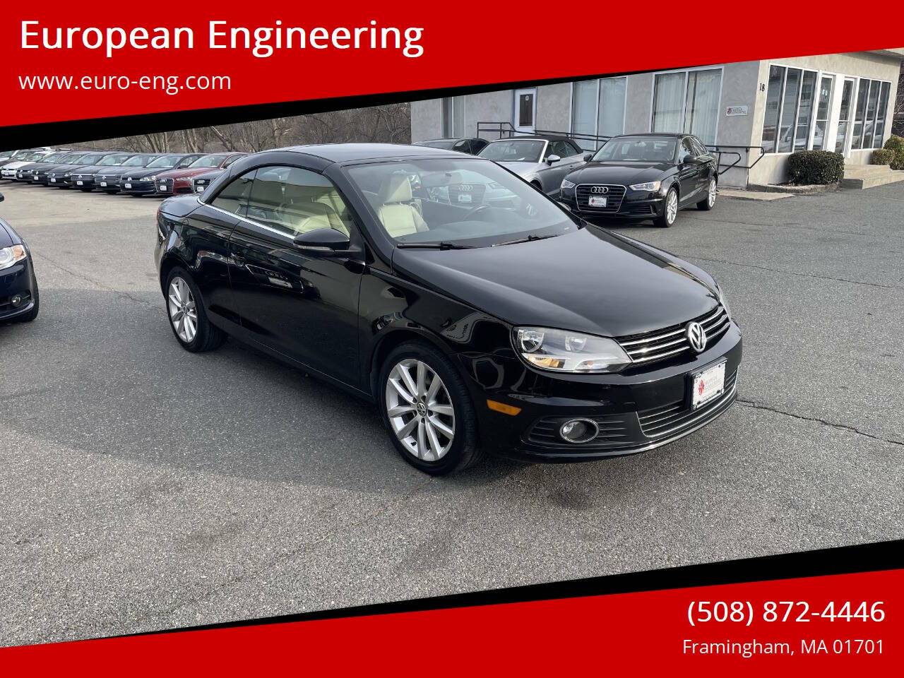 2012 Volkswagen Eos Komfort — Convertible — 61,995 mi — Framingham, MA