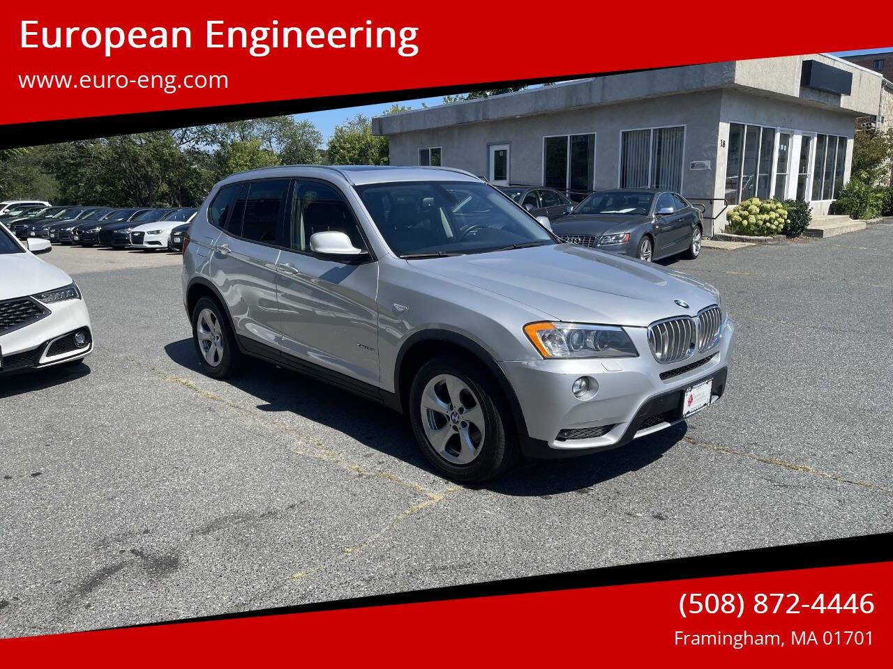 2011 BMW X3 28i — SUV — 69,696 mi — Framingham, MA