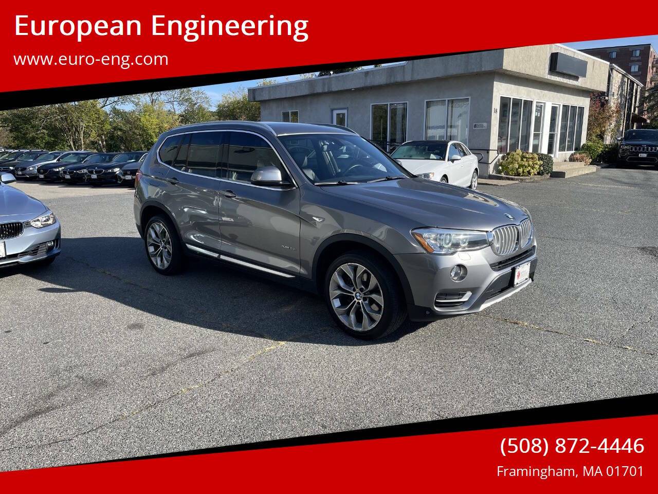 2017 BMW X3 28i — SUV — 76,393 mi — Framingham, MA