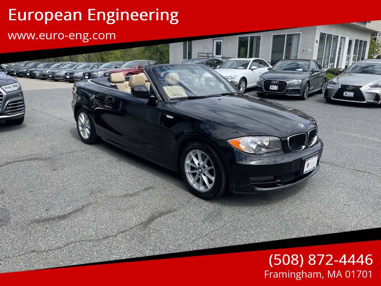 2011 BMW 1 Series 128i — Convertible — 67,308 mi — Framingham, MA
