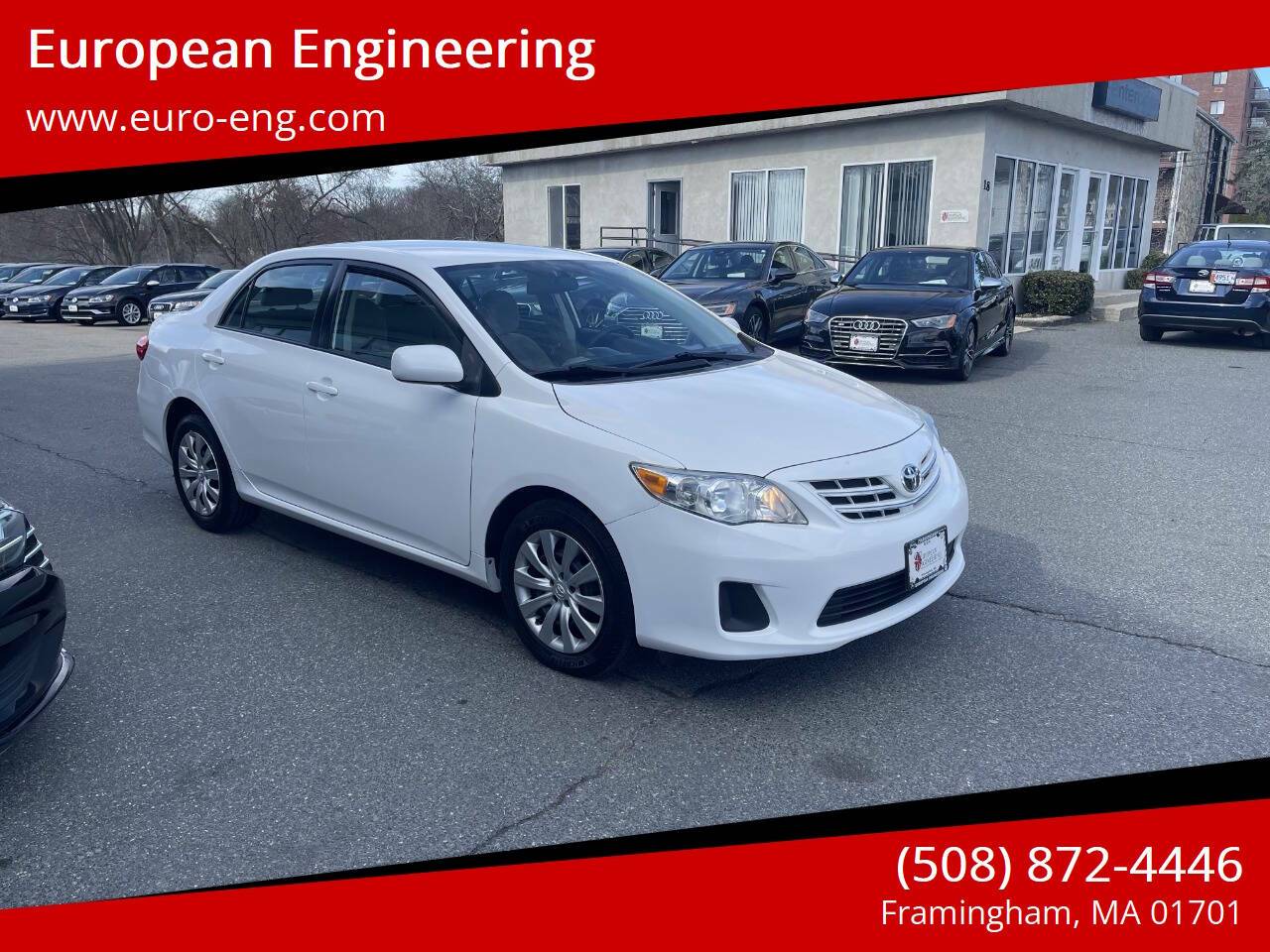 2013 Toyota Corolla LE — Sedan — 53,990 mi — Framingham, MA