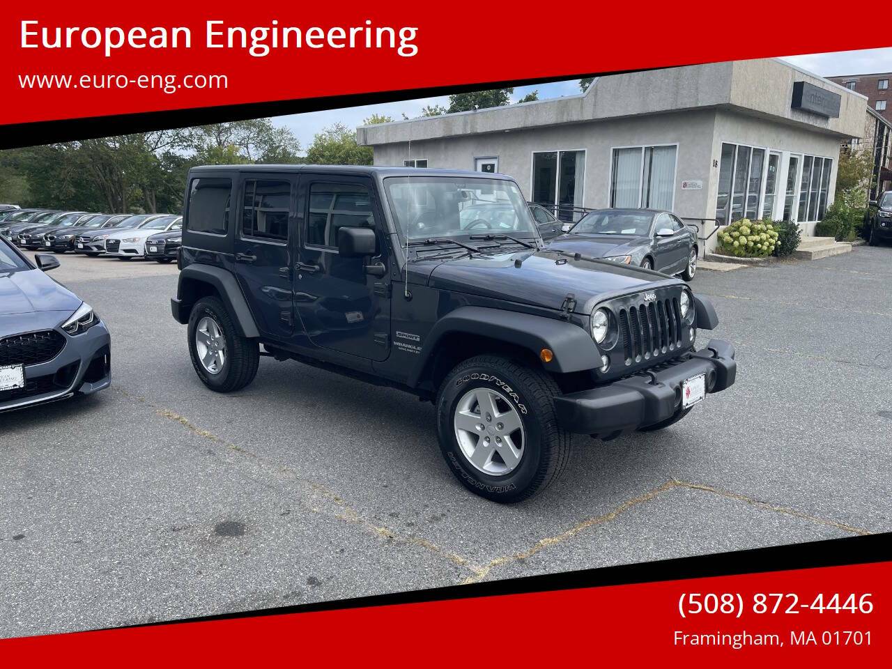 2017 Jeep Wrangler Sport — SUV — 8,600 mi — Framingham, MA