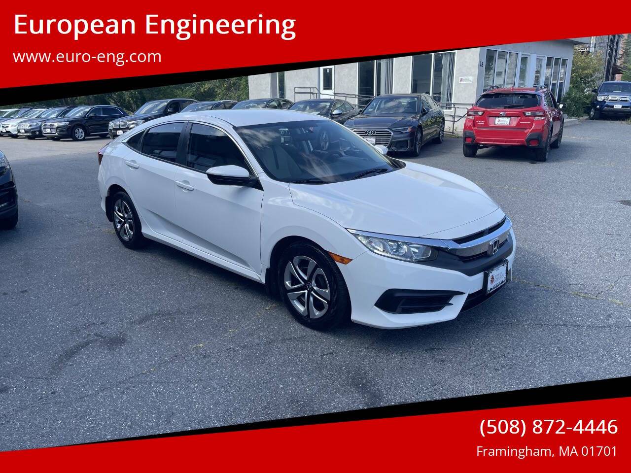 2018 Honda Civic LX — Sedan — 86,473 mi — Framingham, MA
