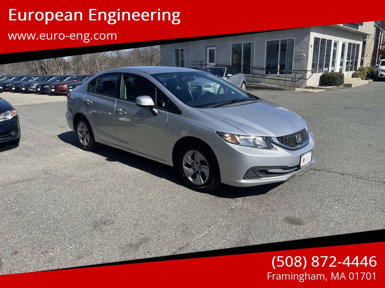 2013 Honda Civic LX — Sedan — 121,049 mi — Framingham, MA