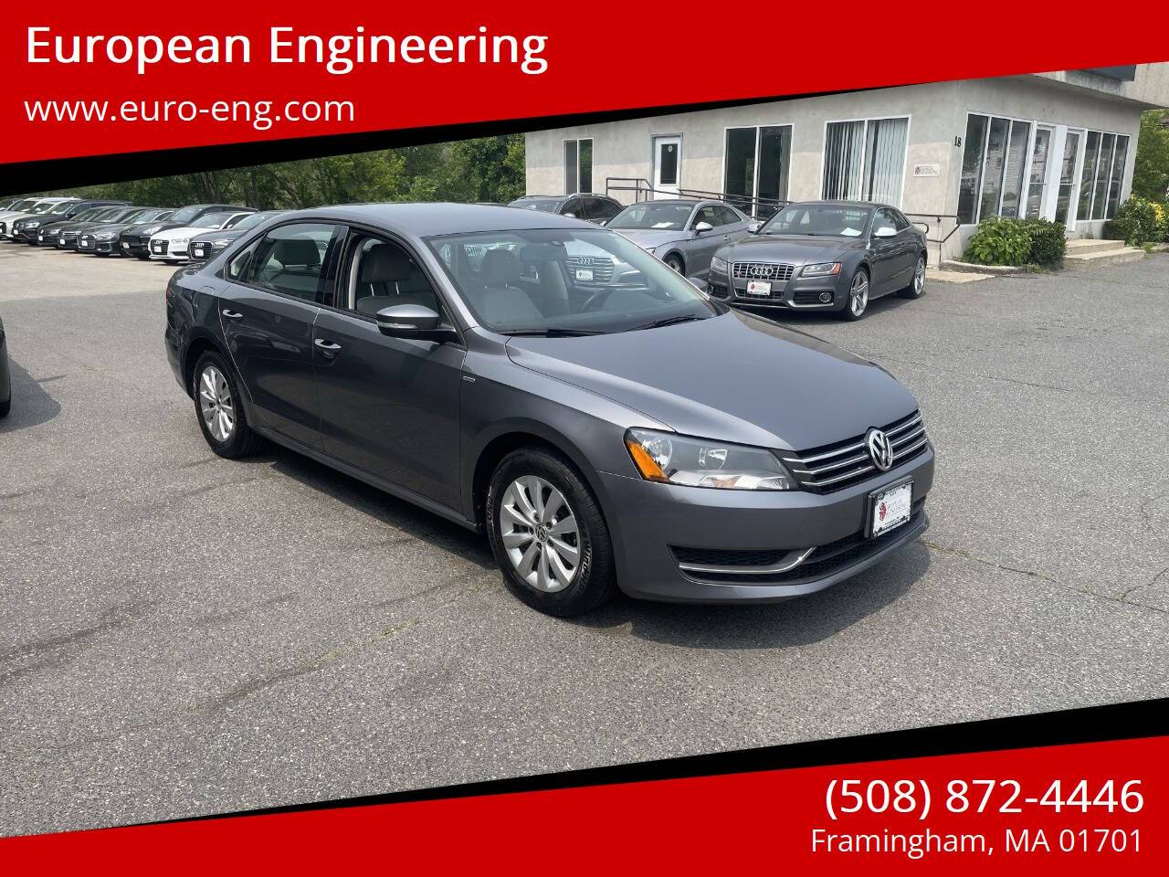 2015 Volkswagen Passat 1.8T Wolfsburg Ed. — Sedan — 63,597 mi — Framingham, MA