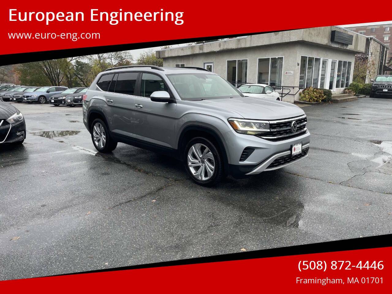 2021 Volkswagen Atlas SE with Technology — SUV — 62,821 mi — Framingham, MA