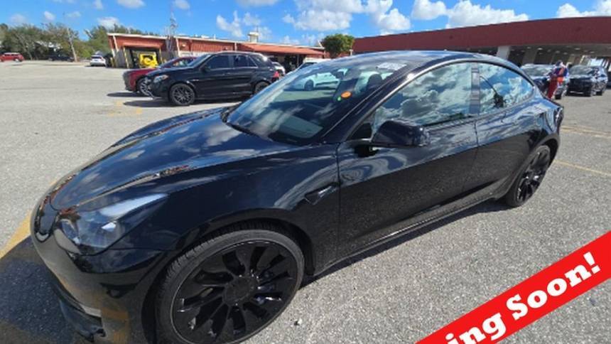 2022 Tesla Model 3 Performance — Sedan — 27,063 mi — Miami Gardens, FL