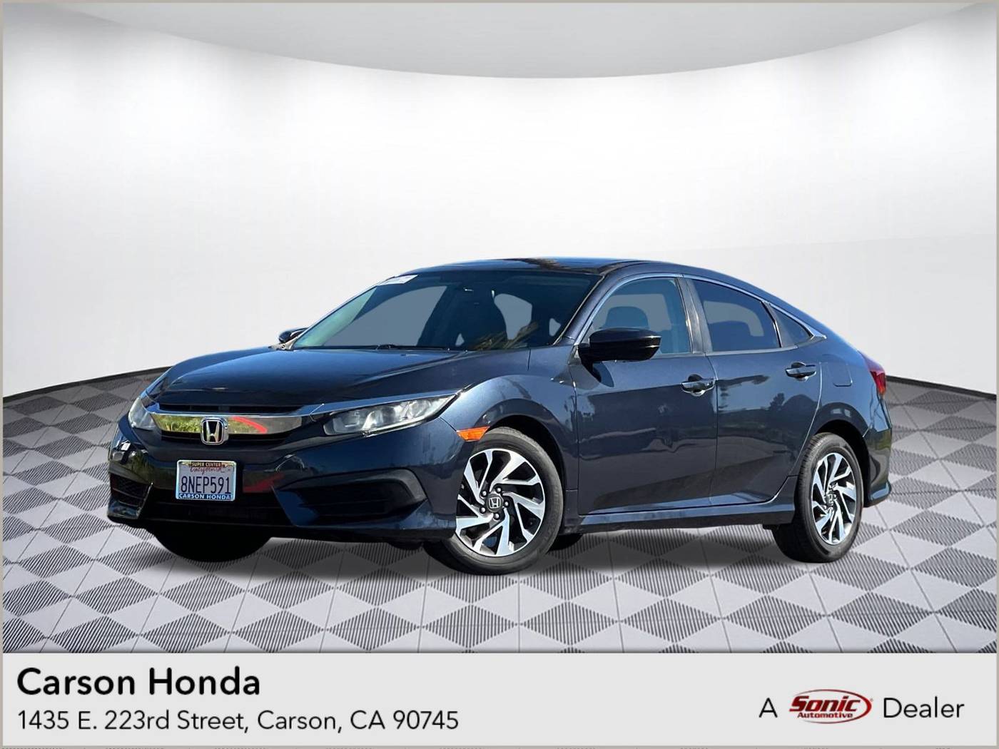 2016 Honda Civic EX — Sedan — 75,694 mi — Carson, CA