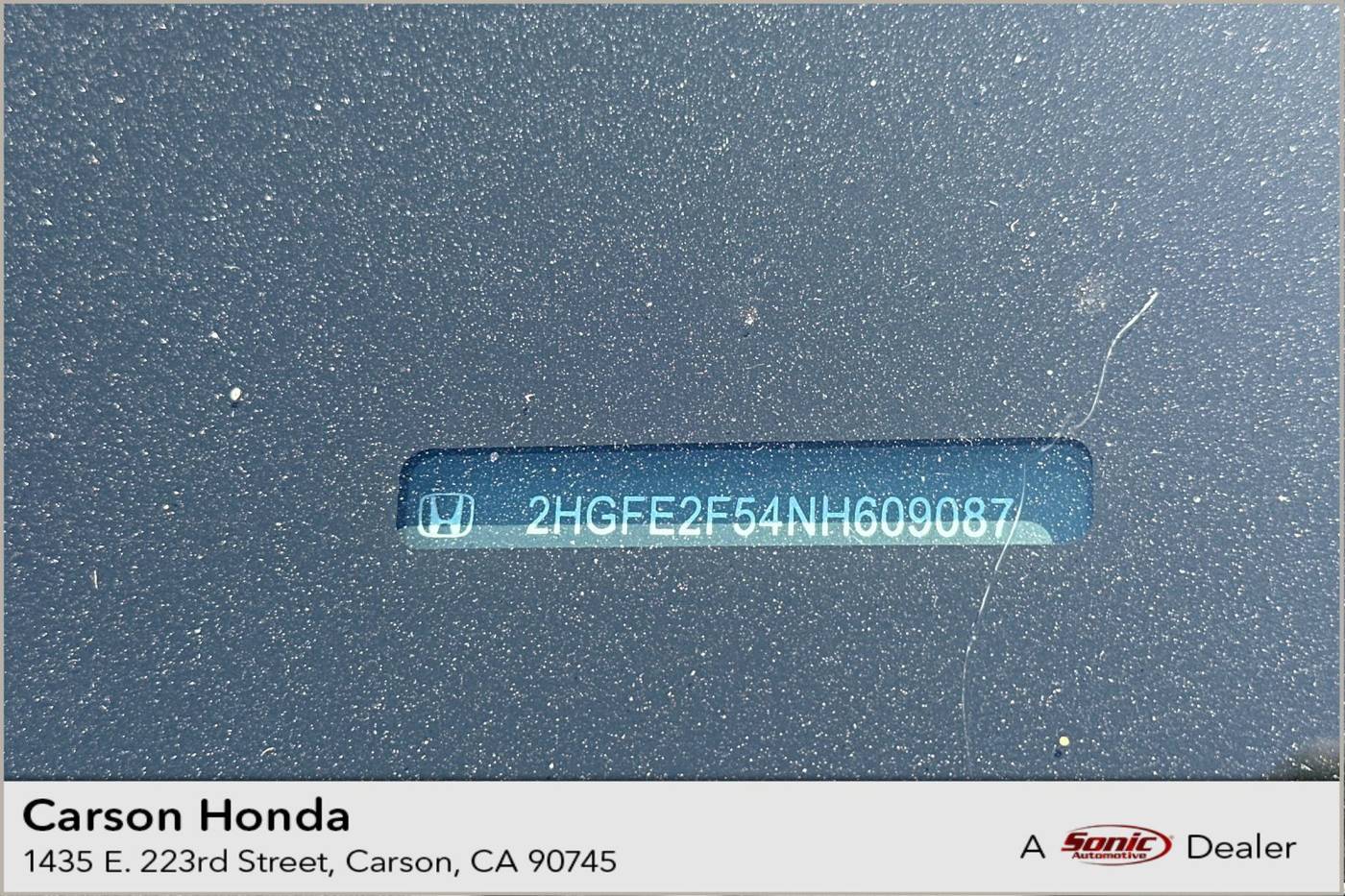 2022 Honda Civic Sport — Sedan — 42,819 mi — Carson, CA