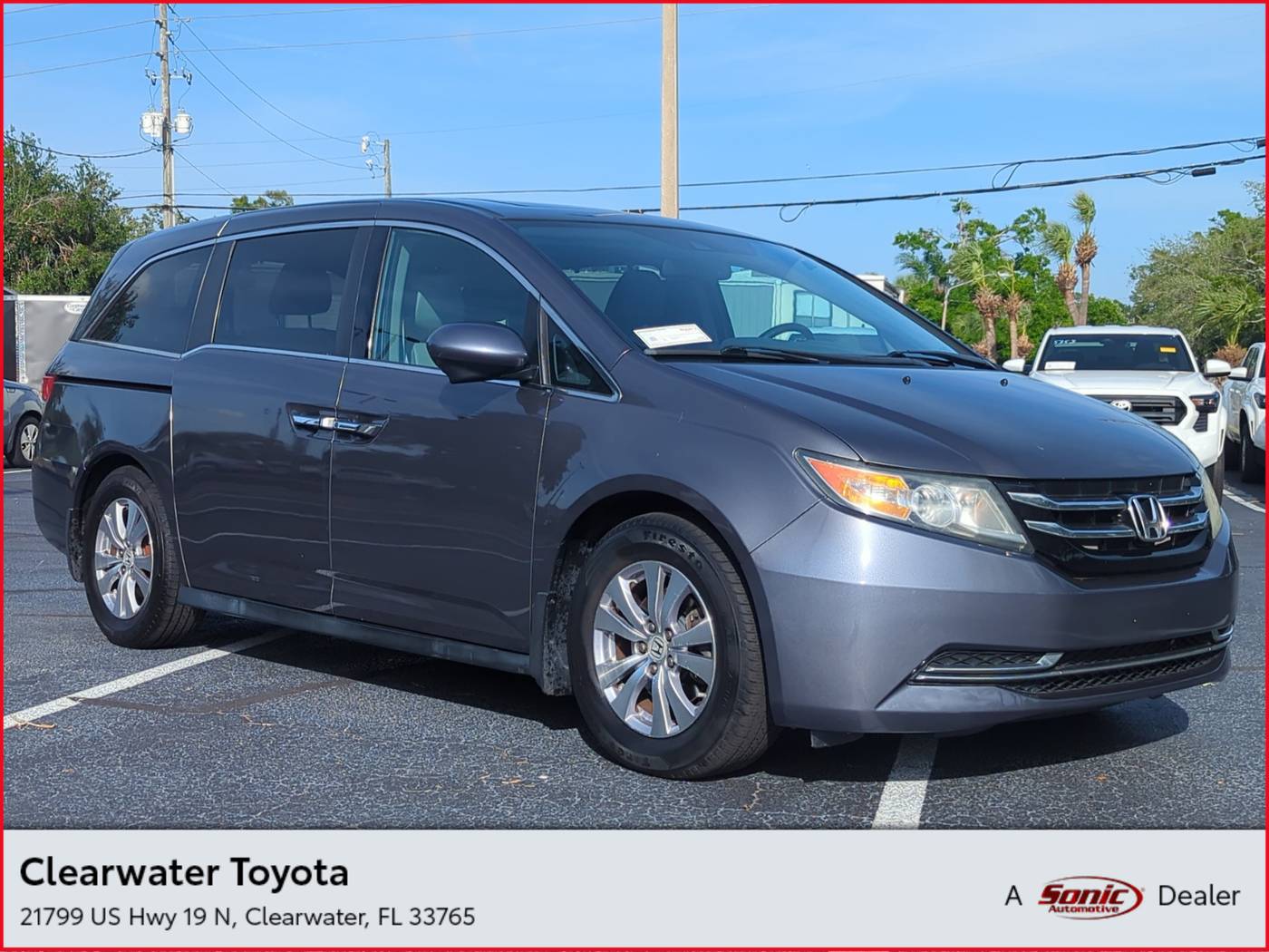 2015 Honda Odyssey EX-L — Minivan — 100,041 mi — Clearwater, FL