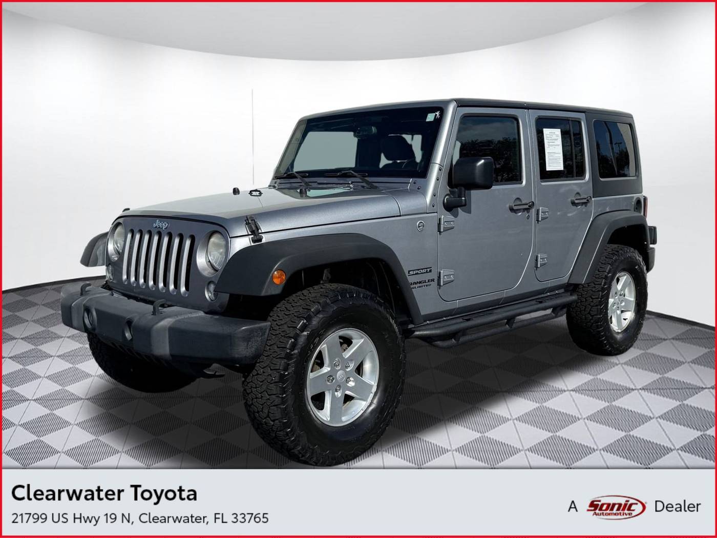 2014 Jeep Wrangler Sport — SUV — 100,862 mi — Clearwater, FL