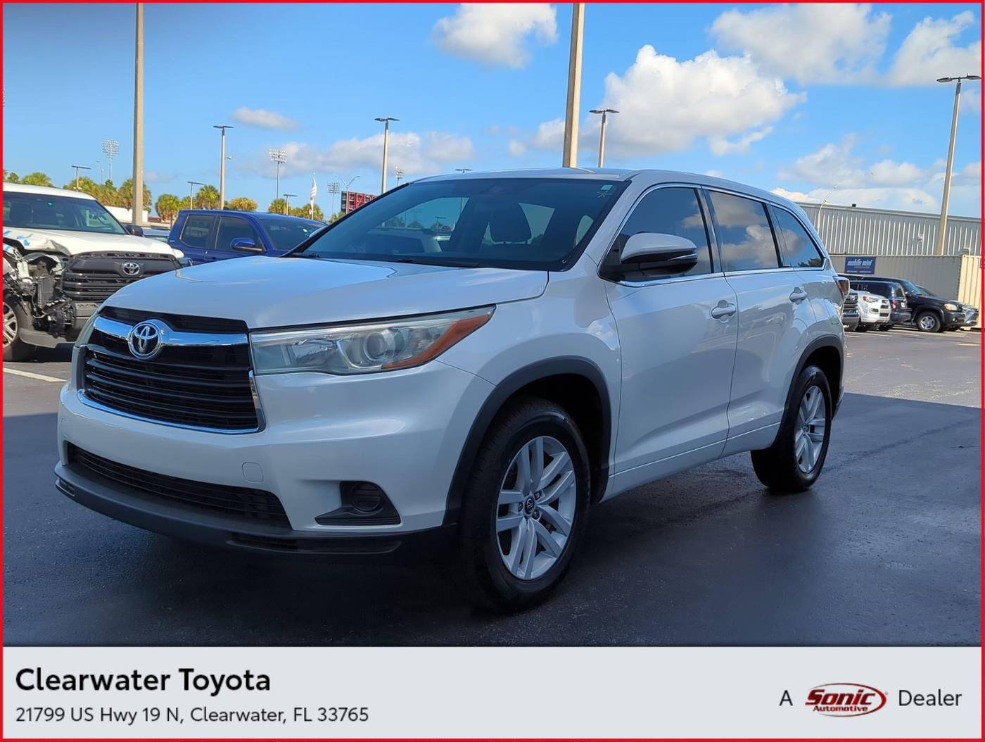 2016 Toyota Highlander LE — SUV — 98,578 mi — Clearwater, FL
