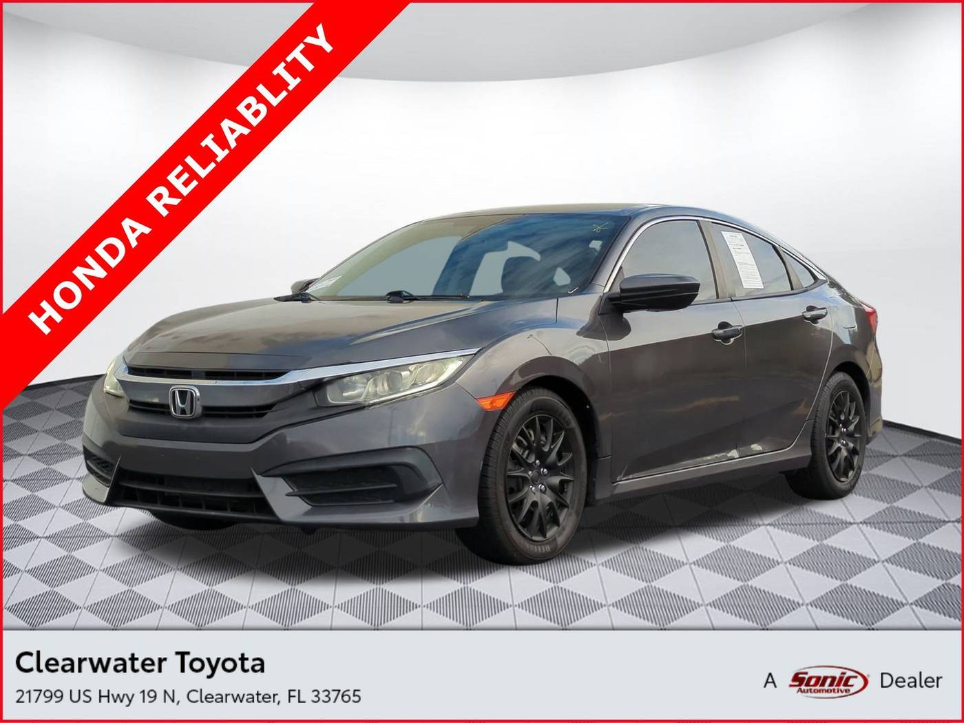 2017 Honda Civic LX — Sedan — 167,135 mi — Clearwater, FL