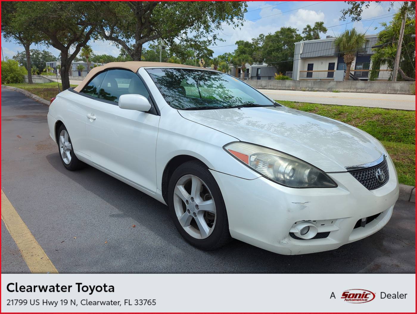 2007 Toyota Camry Solara SLE V6 — Convertible — 168,642 mi — Clearwater, FL