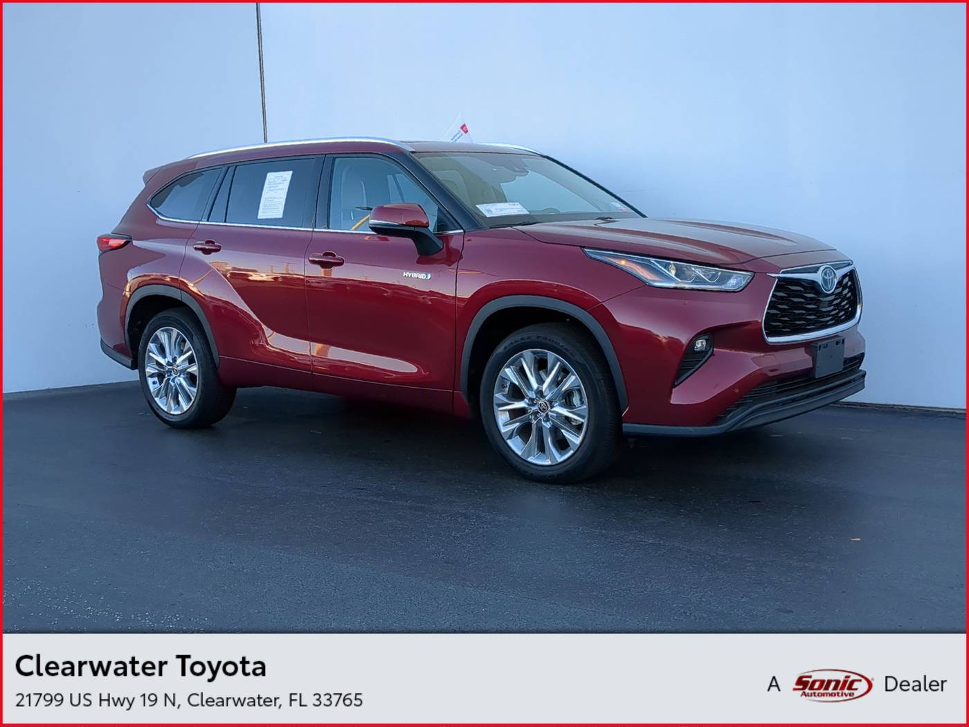 2021 Toyota Highlander Hybrid Limited — SUV — 12,778 mi — Clearwater, FL