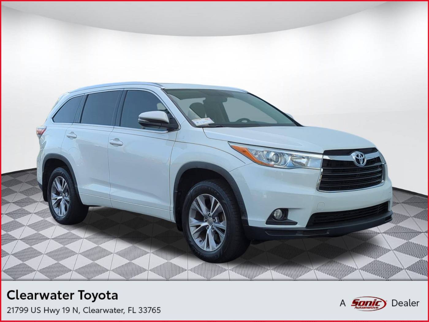 2015 Toyota Highlander XLE — SUV — 88,172 mi — Clearwater, FL