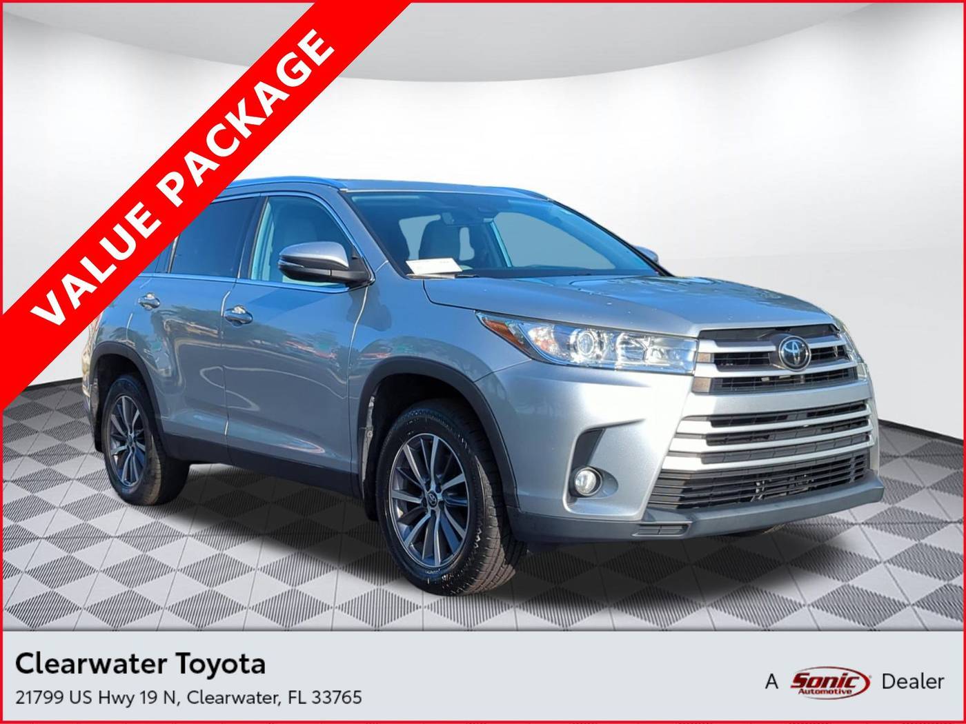 2019 Toyota Highlander XLE — SUV — 76,128 mi — Clearwater, FL