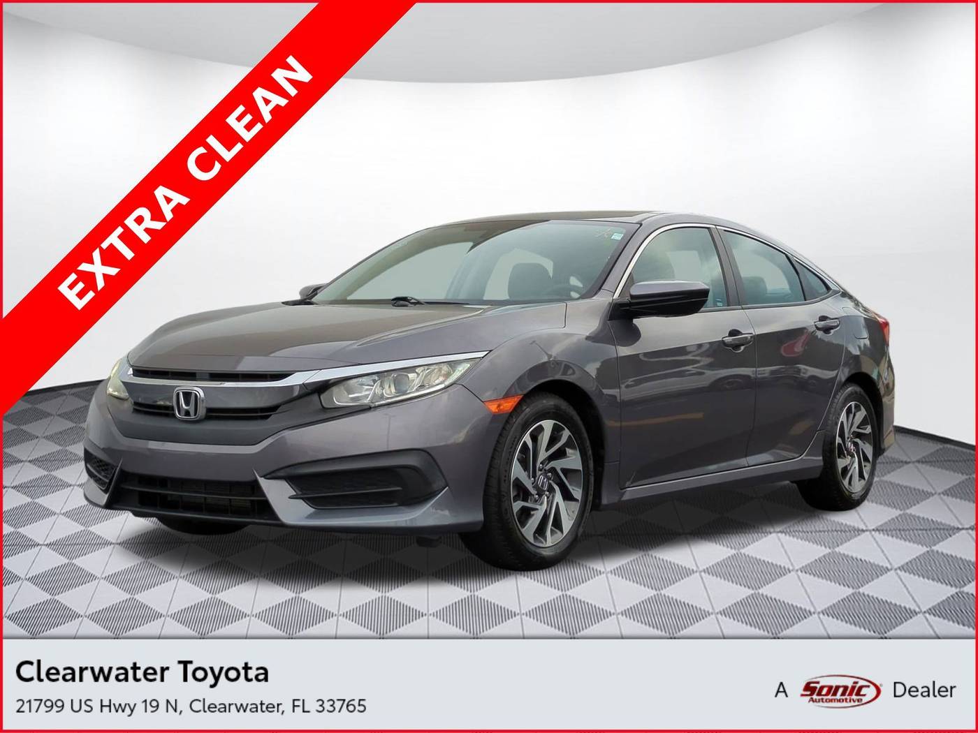 2016 Honda Civic EX — Sedan — 75,761 mi — Clearwater, FL
