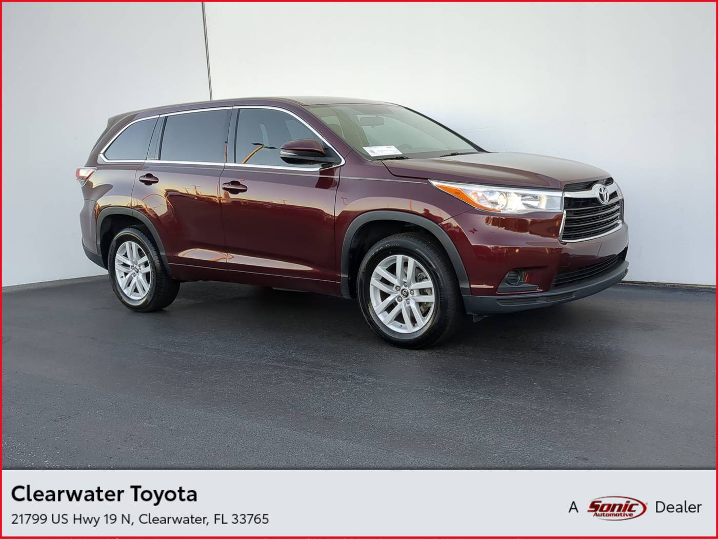 2016 Toyota Highlander LE — SUV — 130,443 mi — Clearwater, FL