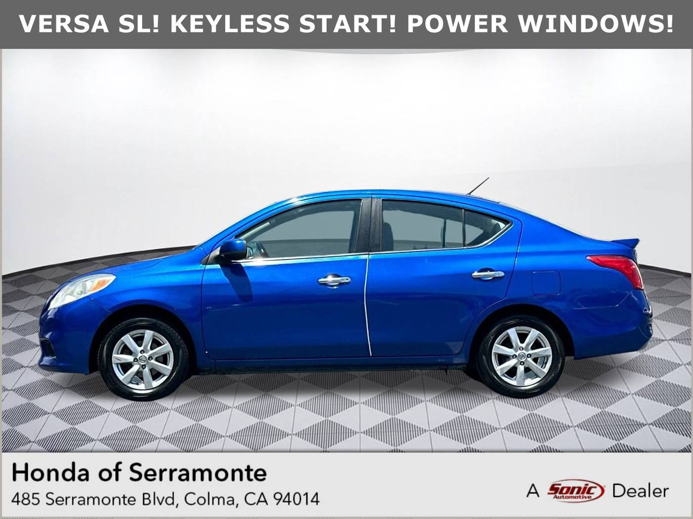 2013 Nissan Versa SL — Sedan — 124,190 mi — Colma, CA