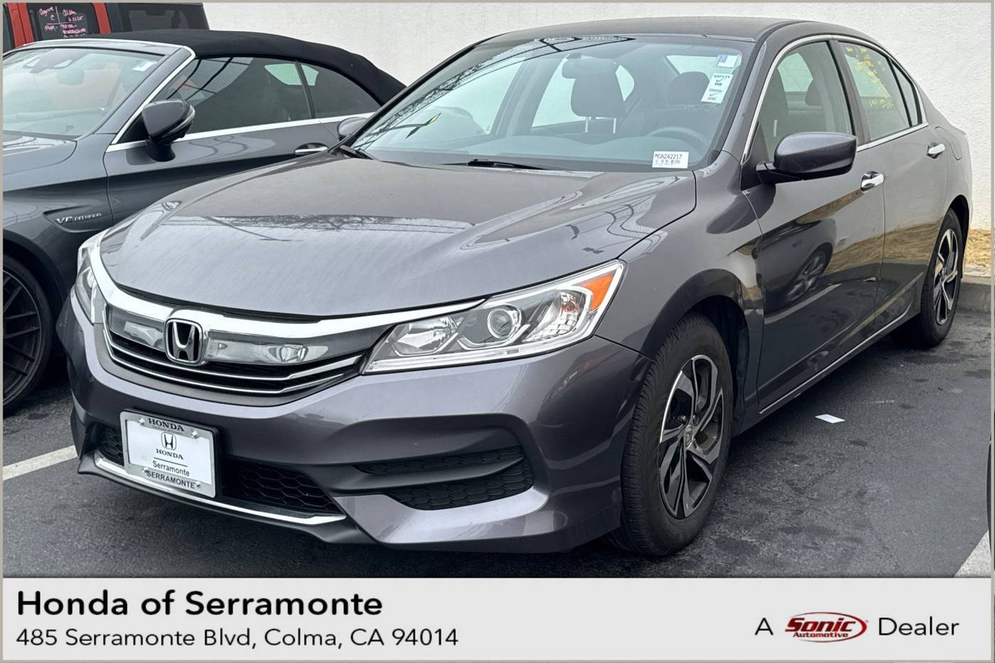 2016 Honda Accord LX — Sedan — 95,523 mi — Colma, CA