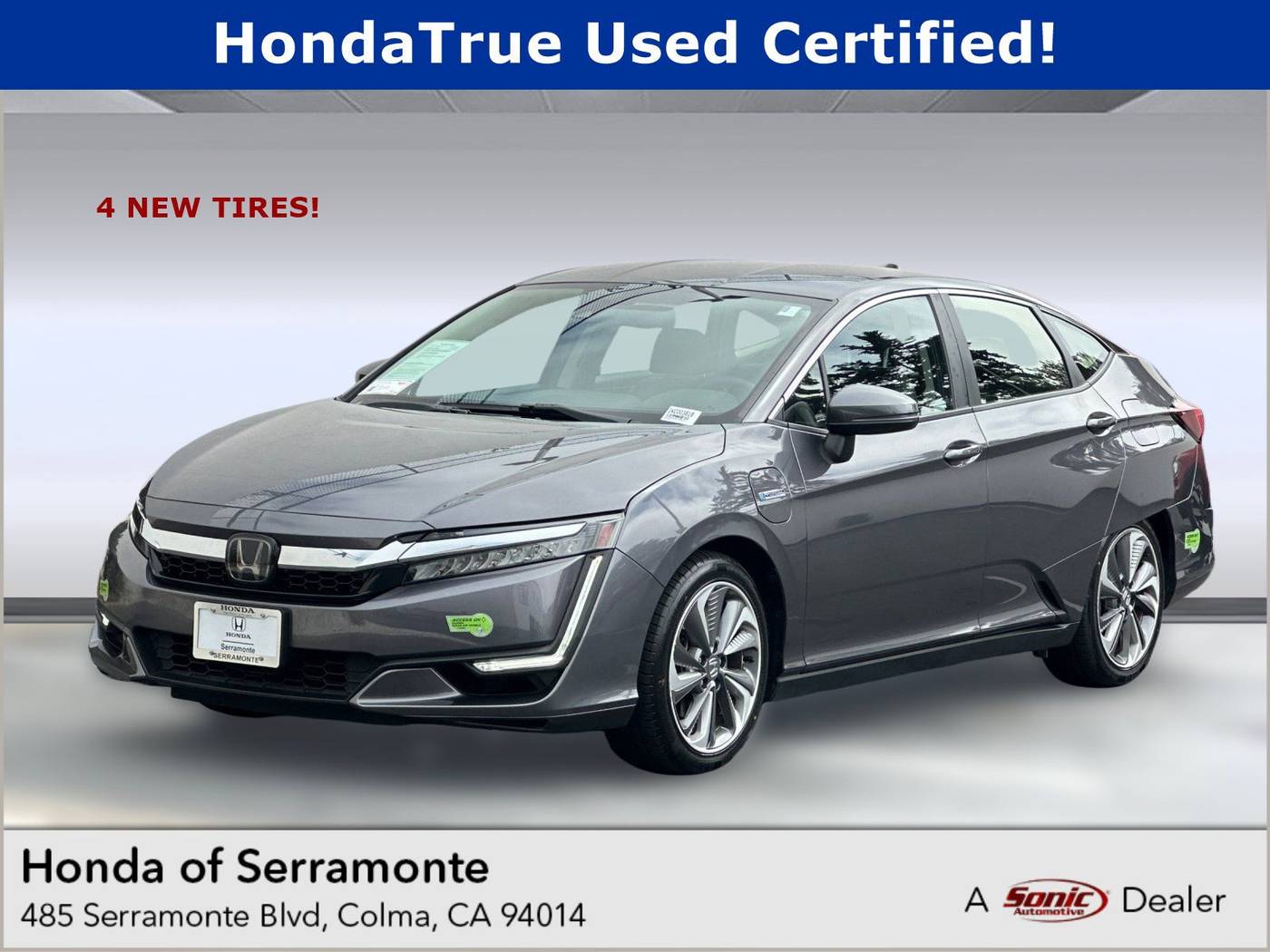 2019 Honda Clarity Plug-In Hybrid Touring — Sedan — 28,977 mi — Colma, CA
