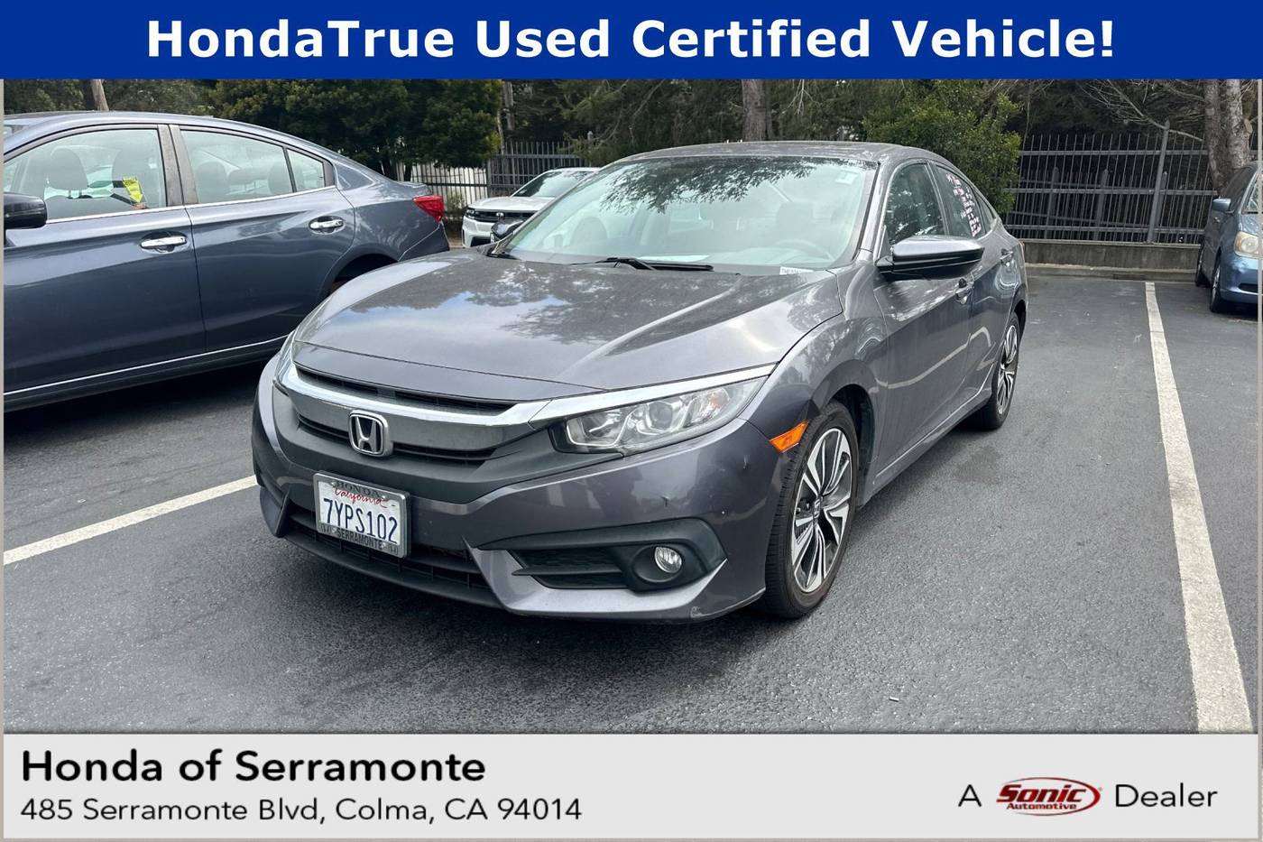 2017 Honda Civic EX-T — Sedan — 92,617 mi — Colma, CA