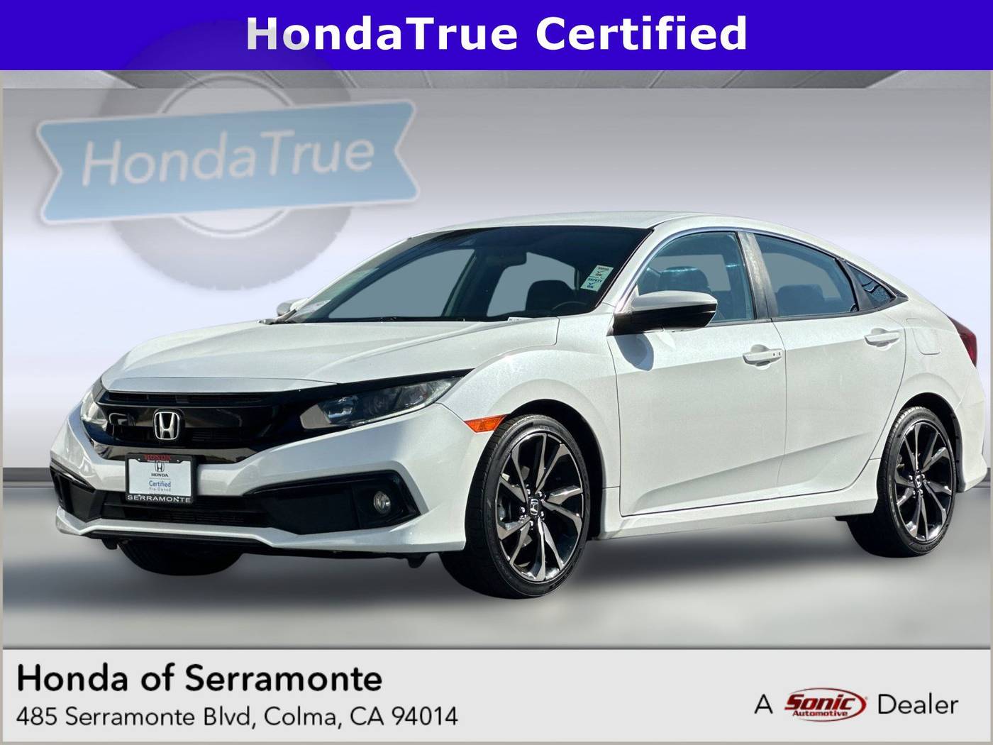 2020 Honda Civic Sport — Sedan — 51,337 mi — Colma, CA