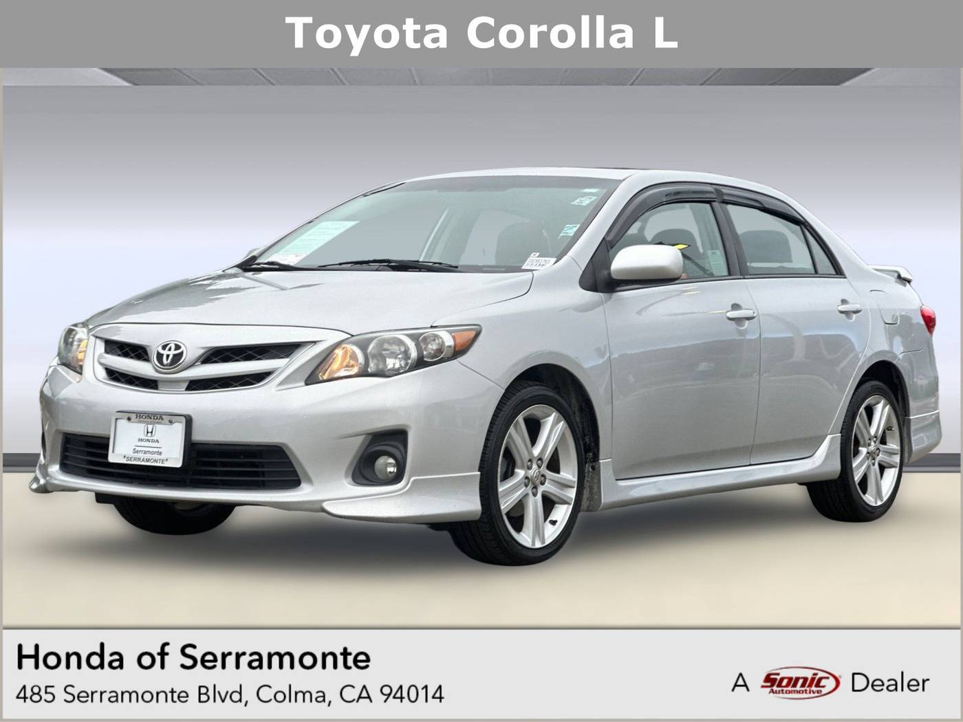 2013 Toyota Corolla L — Sedan — 121,729 mi — Colma, CA