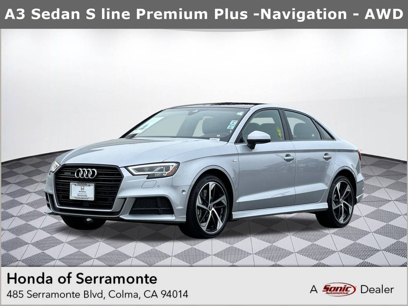2020 Audi A3 S line Premium Plus — Sedan — 4,202 mi — Colma, CA
